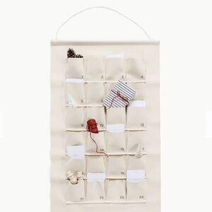 Gathre Small Advent Calendar, Size Small, Ivory